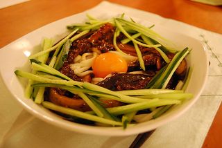 じゃじゃ麺風創作麺(9/8)